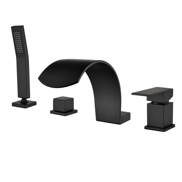 SHAMANDA 2 Handle Bathroom Roman Tub Faucet with Diverter Wayfair